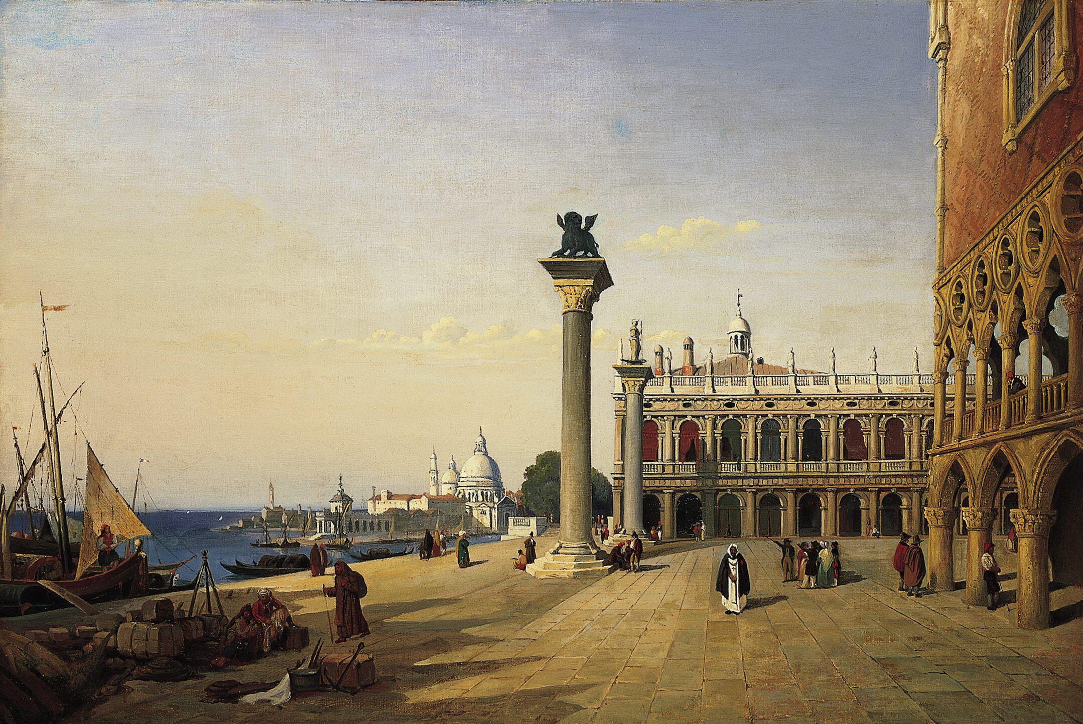 1835 The Piazzetta seen from the Riva degli Schiavoni.jpg